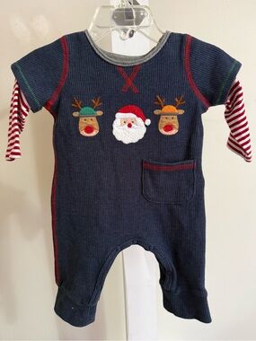 Mud Pie Christmas Romper